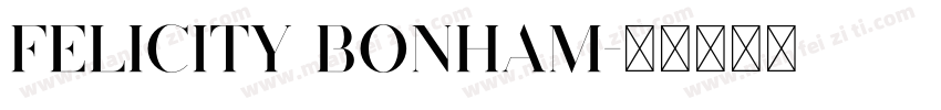 Felicity Bonham字体转换
